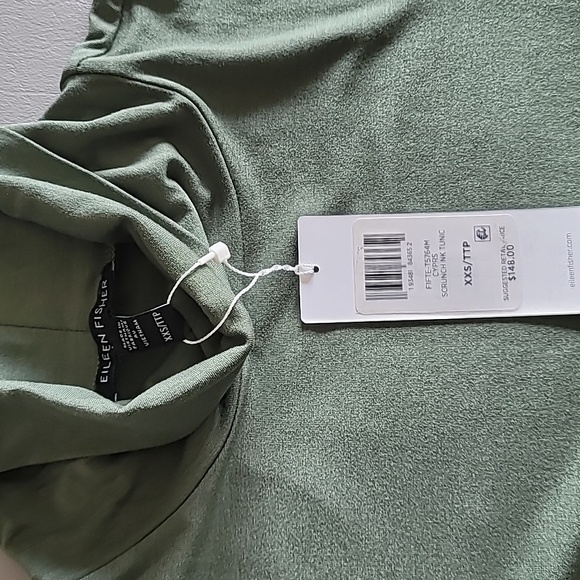 💫Eileen Fisher Cypress Scrunch Neck Tunic 💫 - Picture 8 of 8